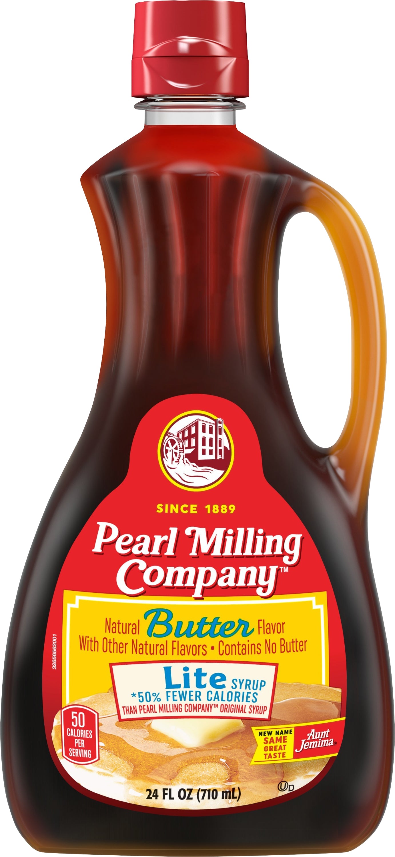 Pearl Milling Company Lite Butter Flavor Syrup 24 oz