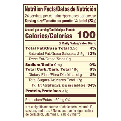 Abuelita Authentic Mexican Hot Chocolate Drink Tablets 19 oz (1.18 LB-540 kg) English-Spanish