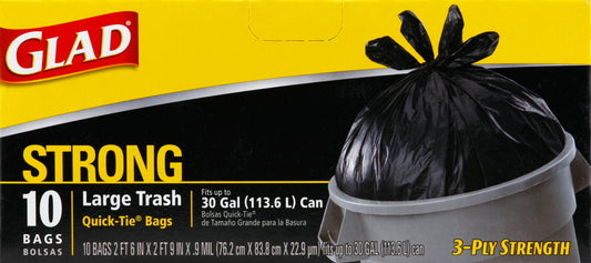 Glad Trash Bags 10 ea