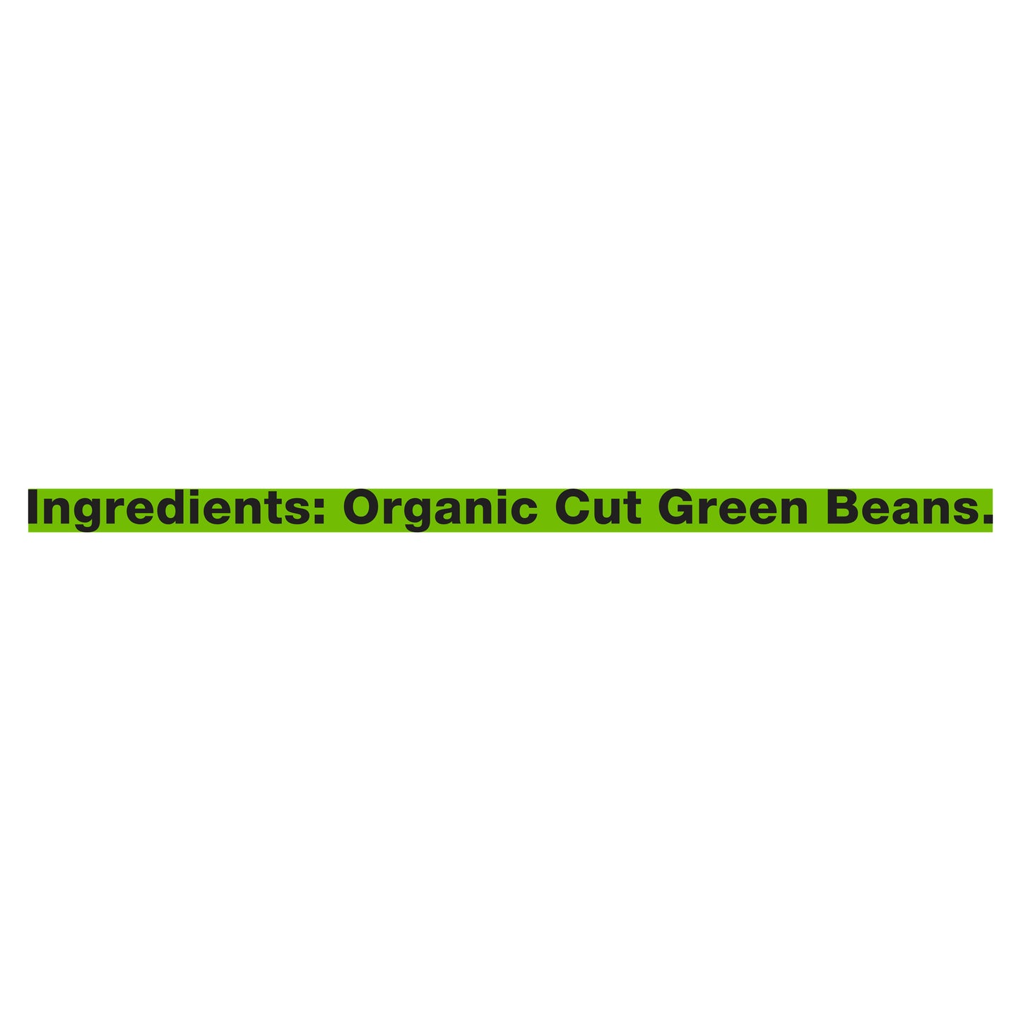 Cascadian Farm Organic Cut Green Beans 10 oz Package