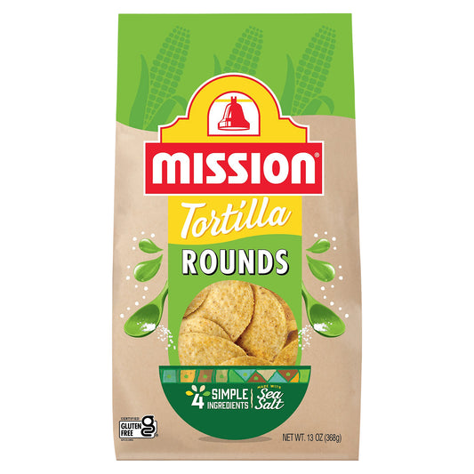 Mission Rounds Tortilla Chips, 13 oz