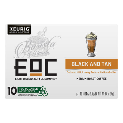 EOC Barista Blend 10 Pack K-Cup Pods Medium Roast Ground Black and Tan Coffee 10 ea