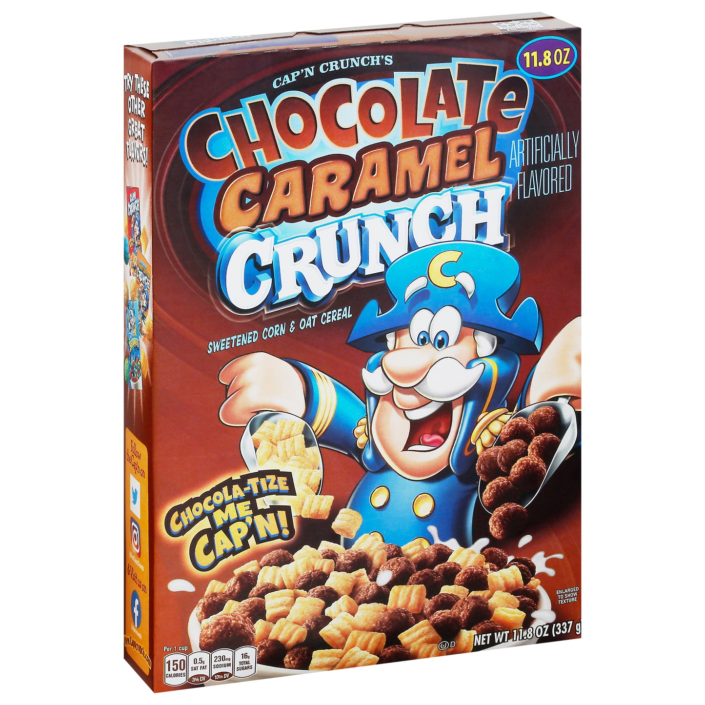 Cap'n Crunch's Chocolate Caramel Crunch Cereal 11.8 oz