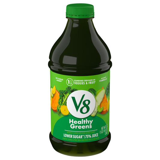 V8 Lower Sugar Healthy Greens 75% Juice 46 fl oz