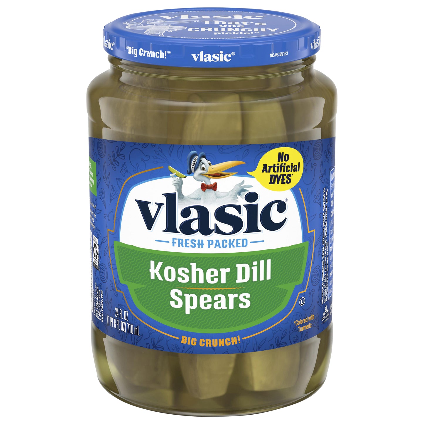 Vlasic Kosher Dill Spears Pickles 24 fl oz