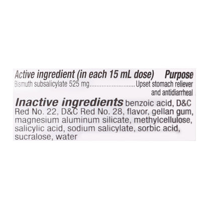 Pepto Bismol Ultra Upset Stomach Reliever/Antidiarrheal 8 fl oz Bottle
