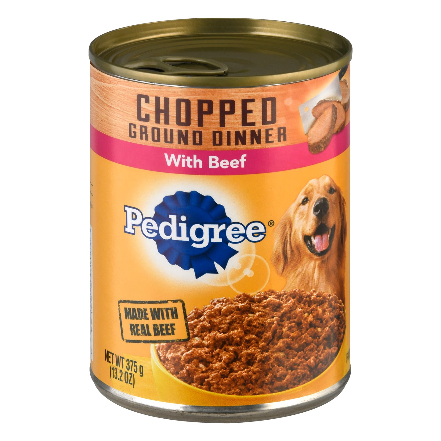 Pedigree Chopped Ground Dinner Beef Food for Dogs 375 gr