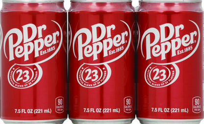 Dr Pepper Soda 6 ea