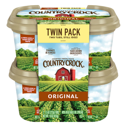 Country Crock Twin Pack Original Vegetable Oil Spread 2 ea