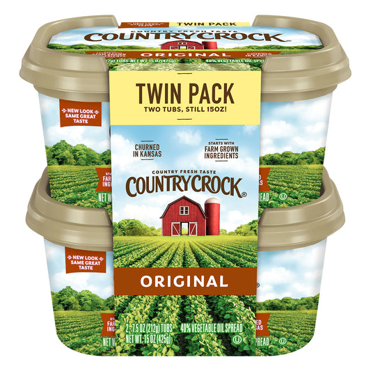 Country Crock Twin Pack Original Vegetable Oil Spread 2 ea