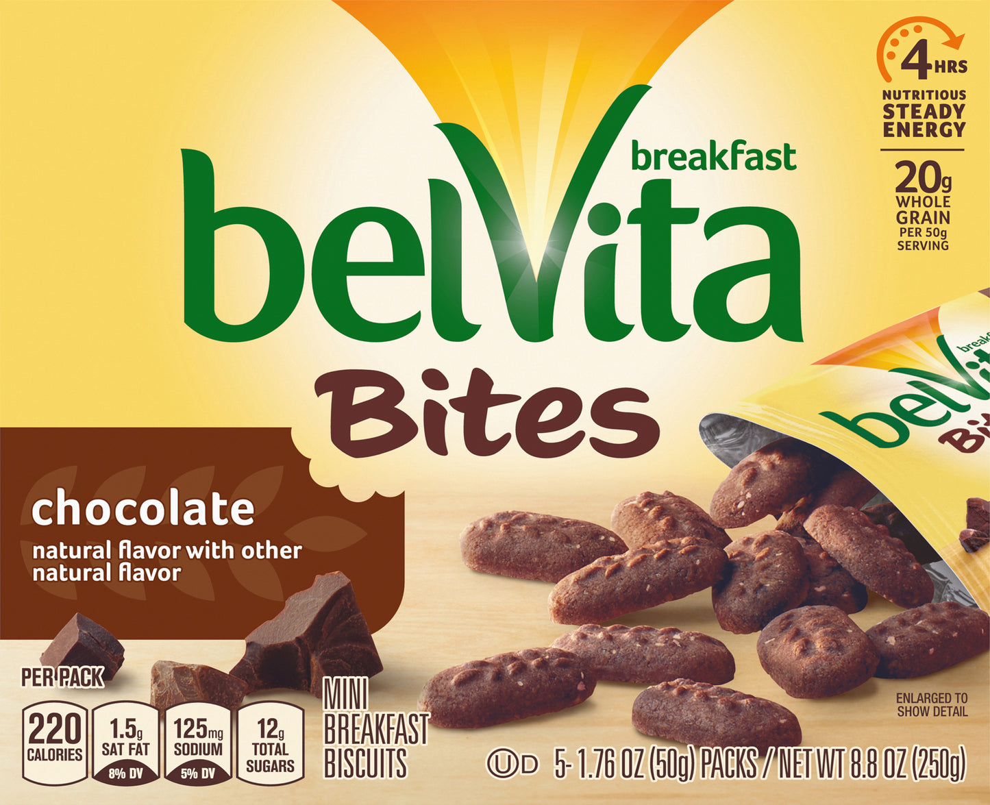 belVita Bites Chocolate Mini Breakfast Biscuits 5 ea