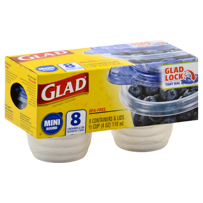Glad Containers & Lids 8 ea