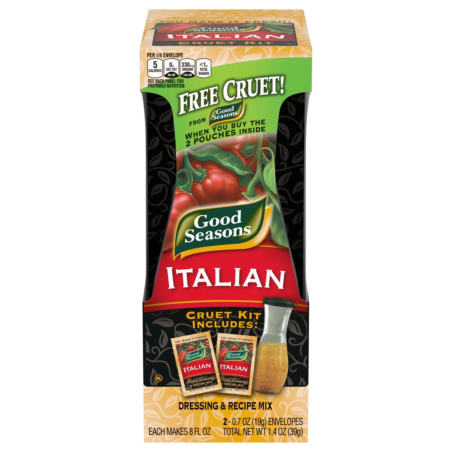 Good Seasons Italian Dry Salad Dressing and Recipe Mix, 2 ct - Packets