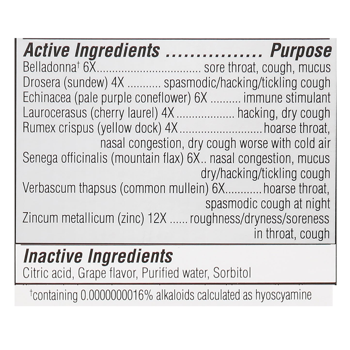 Similasan Kids Natural Grape Flavor Cold & Mucus Relief 118 ml
