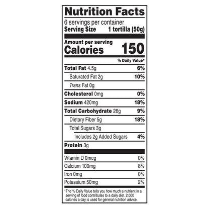 Mission Gluten Free Soft Taco Tortillas, 6 Count