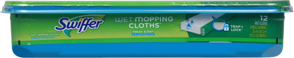 Swiffer Fresh Scent Wet Mopping Cloths 12 Wet Cloths 12 ea