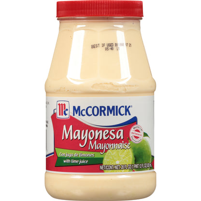 McCormick® Mayonnaise with Lime Juice 28 fl. oz. Jar