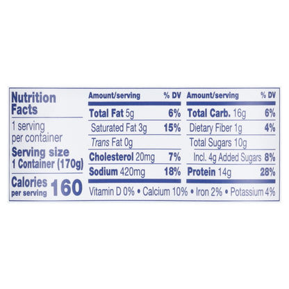 Daisy 4% Milkfat Minimum with Blueberries Cottage Cheese 6 oz