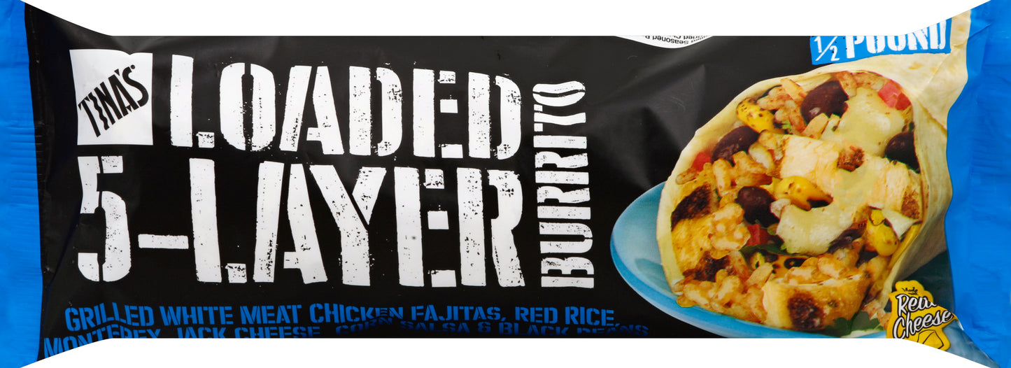 Tina's Burrito 8 oz