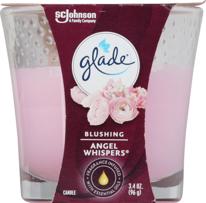 Glade Blushing Angel Whispers Candle 1 ea