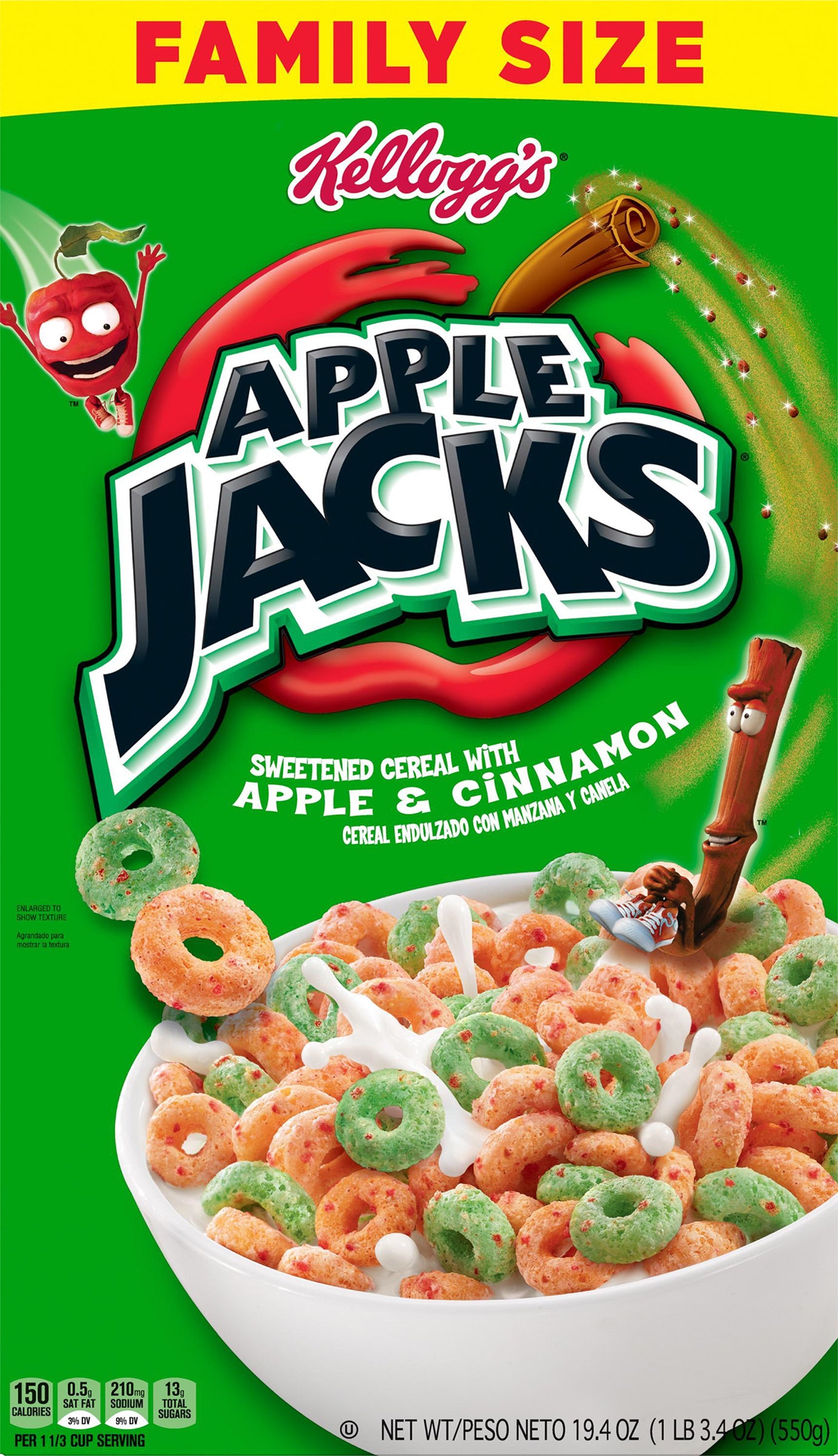 Apple Jacks Family Size Cereal 19.4 oz