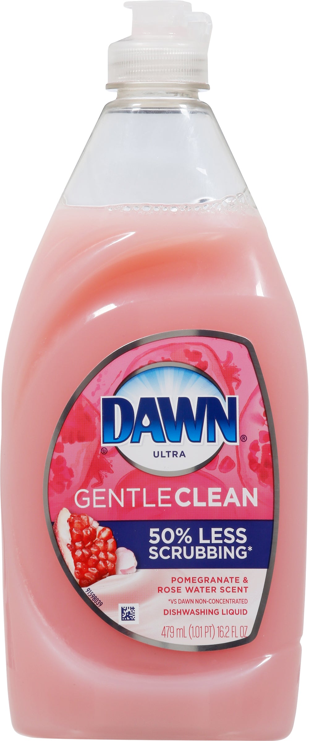 Dawn Ultra Gentle Clean Pomegranate & Rose Water Scent Dishwashing Liquid 16.2 fl oz