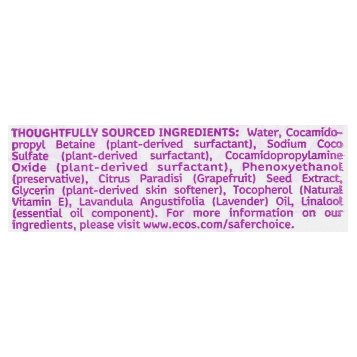 ECOS Lavender Hand Soap 17 oz