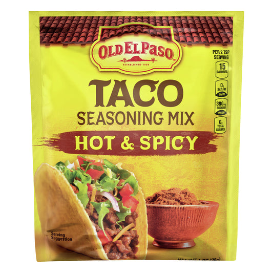 Old El Paso Hot & Spicy Taco Seasoning Mix 1 oz