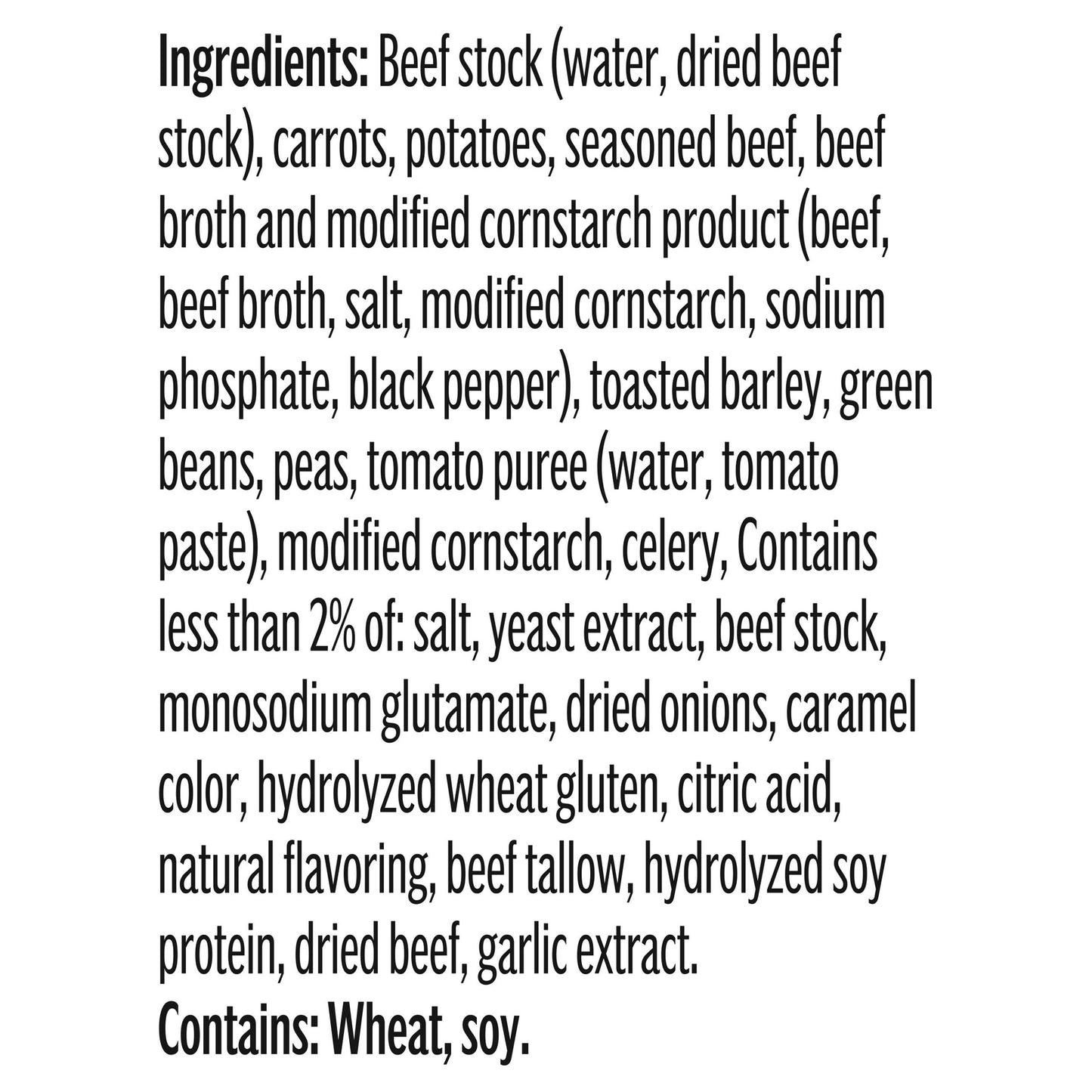 Campbell's Family Size Vegetable Beef Condensed Soup 23 oz