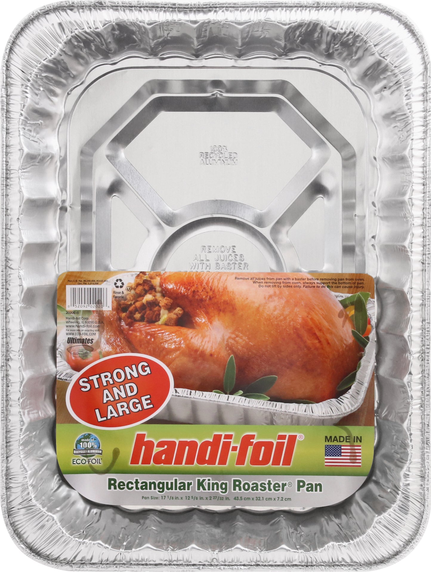Handi-Foil Rectangular King Pan 1 ea