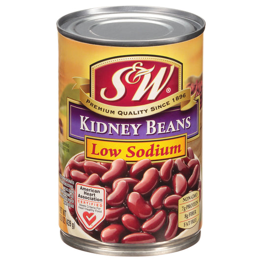 S&W Low Sodium Kidney Beans 15.5 oz