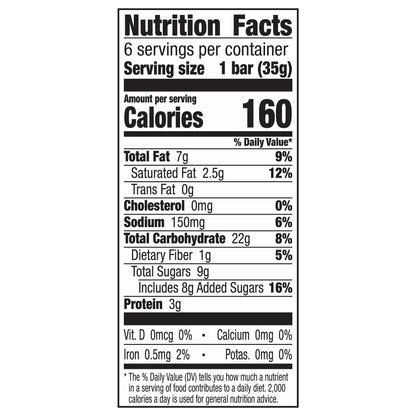 Nature Valley Sweet & Salty Nut Chewy Roasted Mixed Nut Granola Bars 1.2 oz Wrapper 6 ea Box