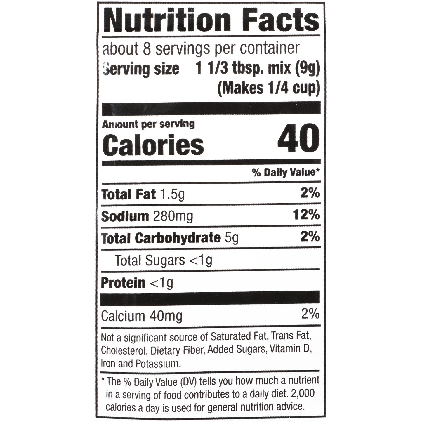 McCormick® Sausage Flavor Country Gravy Mix 2.64 oz. Packet