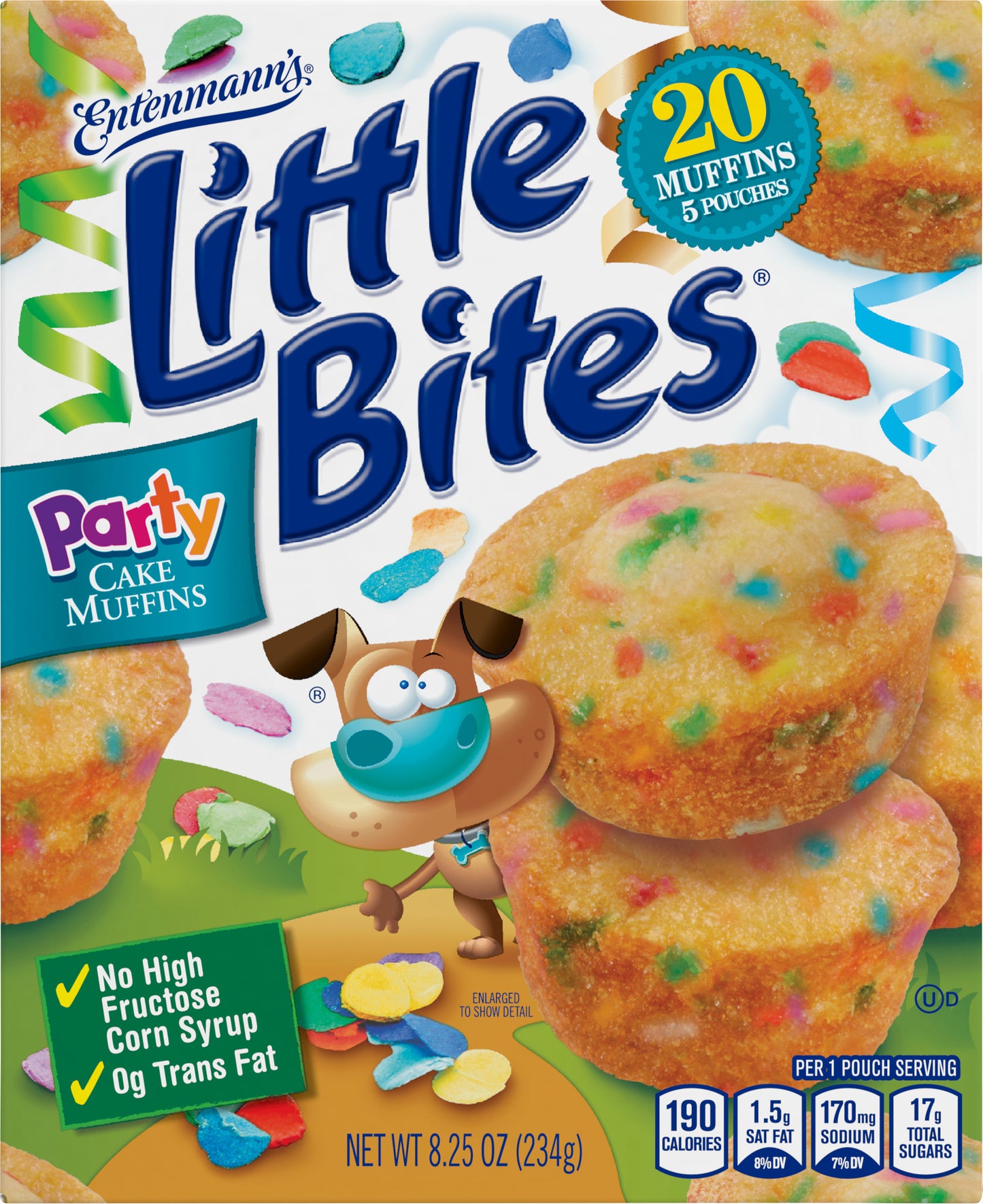 Entenmann's Little Bites Party Cake Mini Muffin Pouches