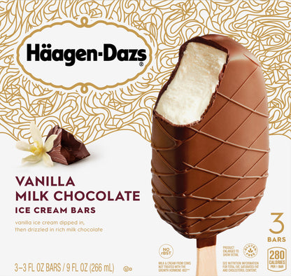 Haagen-Dazs Ice Cream Bars 3 ea