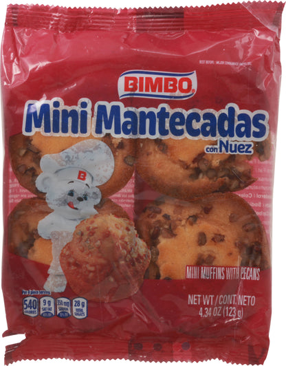 Bimbo Mini with Pecans Muffins 4.34 oz