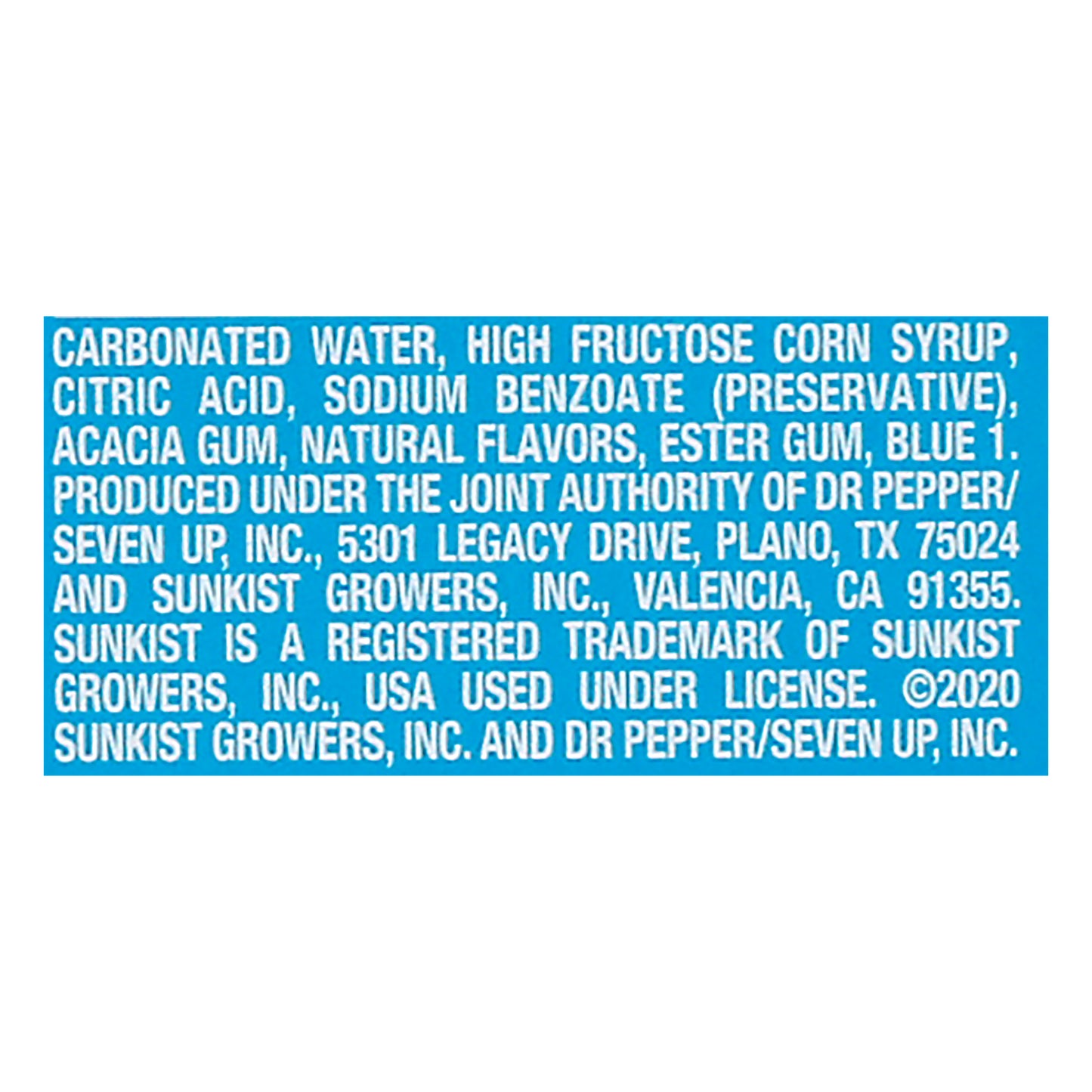 Sunkist 12 Pack Berry Lemonade Soda 12 ea