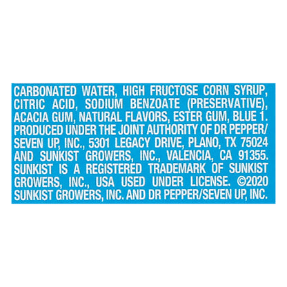 Sunkist 12 Pack Berry Lemonade Soda 12 ea