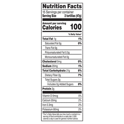 Mission White Corn Tortillas, 30 Count