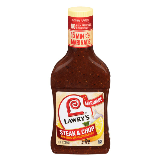 Lawry's® Steak & Chop Marinade 12 fl. oz. Bottle