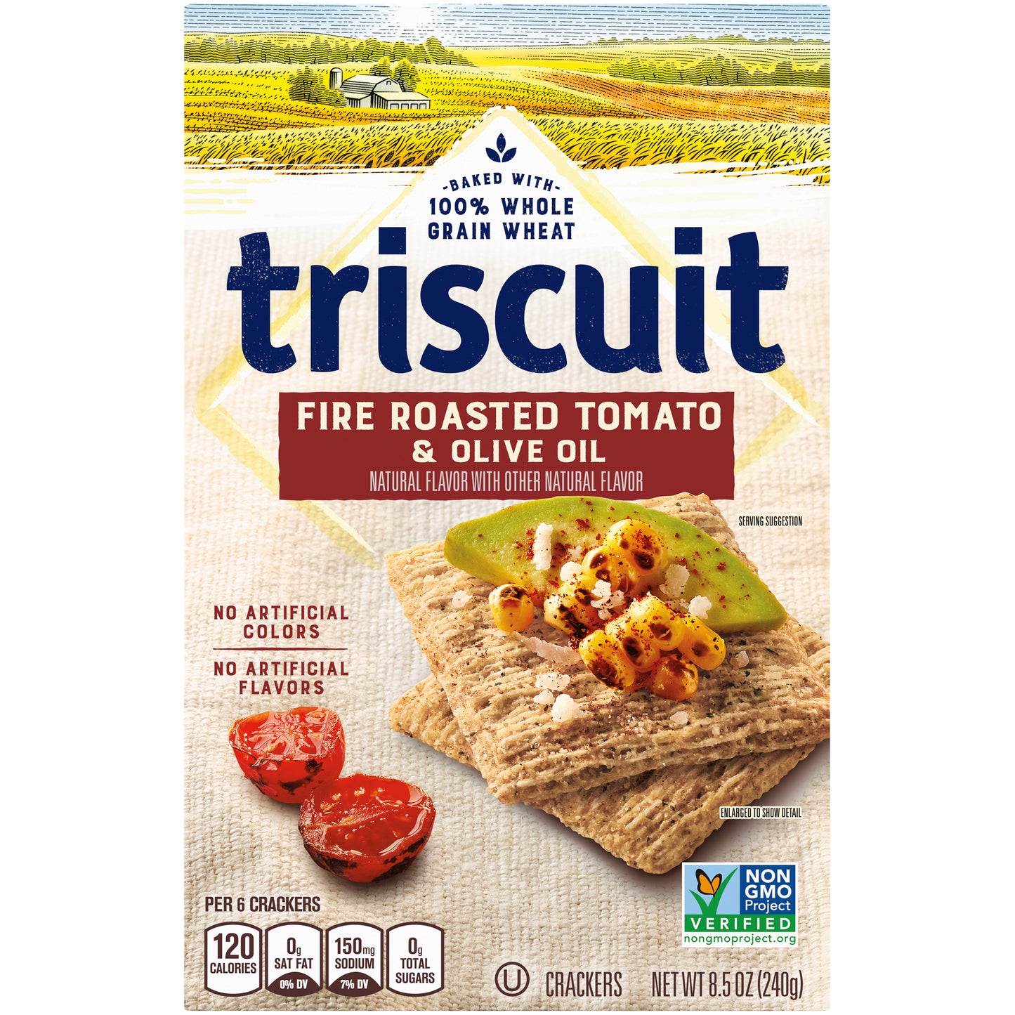 Triscuit Fire Roasted Tomato & Olive Oil Crackers 8.5 oz. Box