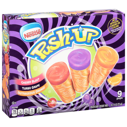 Nestle Push-Up Assorted Frozen Dairy Dessert Pops 9 ea