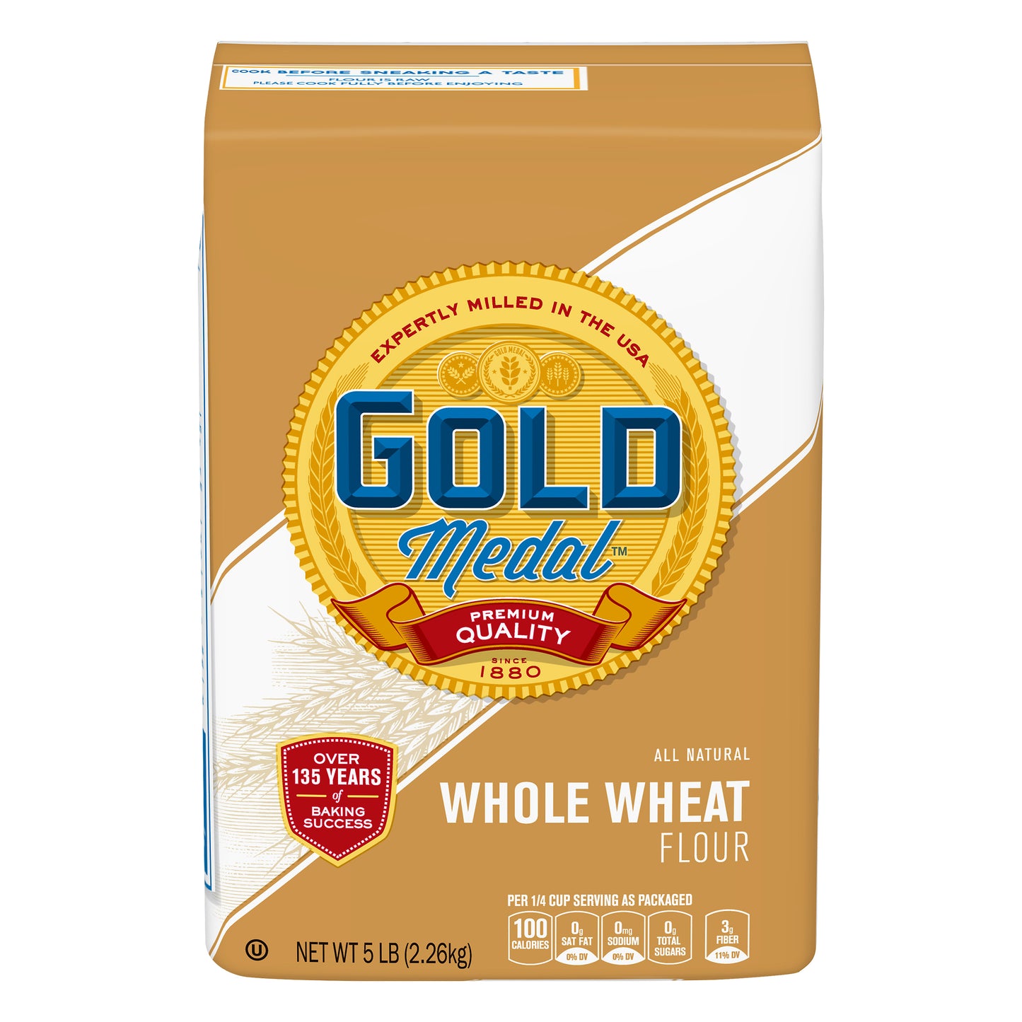 Gold Medal All Natural Whole Wheat Flour 5 lb