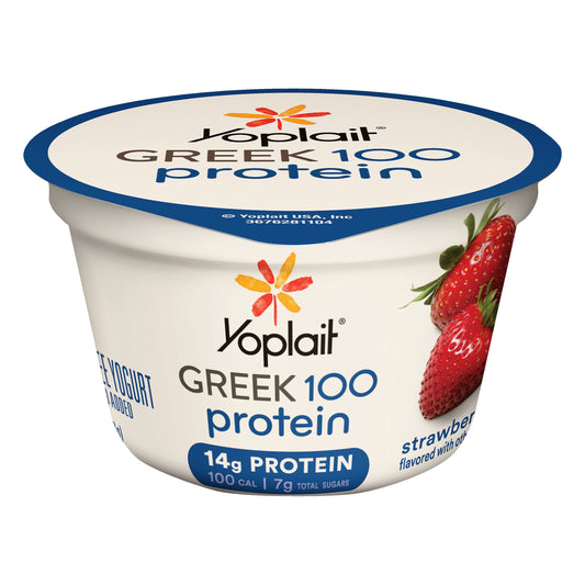Yoplait Greek 100 Protein Fat Free Strawberry Yogurt 5.3 oz