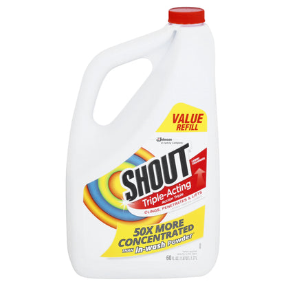 Shout Value Refill Triple-Acting Laundry Stain Remover 60 oz
