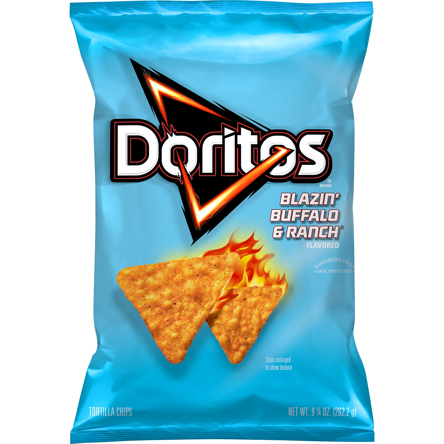 Doritos Tortilla Chips Blazin’ Buffalo & Ranch Flavored 9.25 Oz