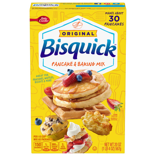 Betty Crocker Bisquick Pancake and Baking Mix, 20 oz