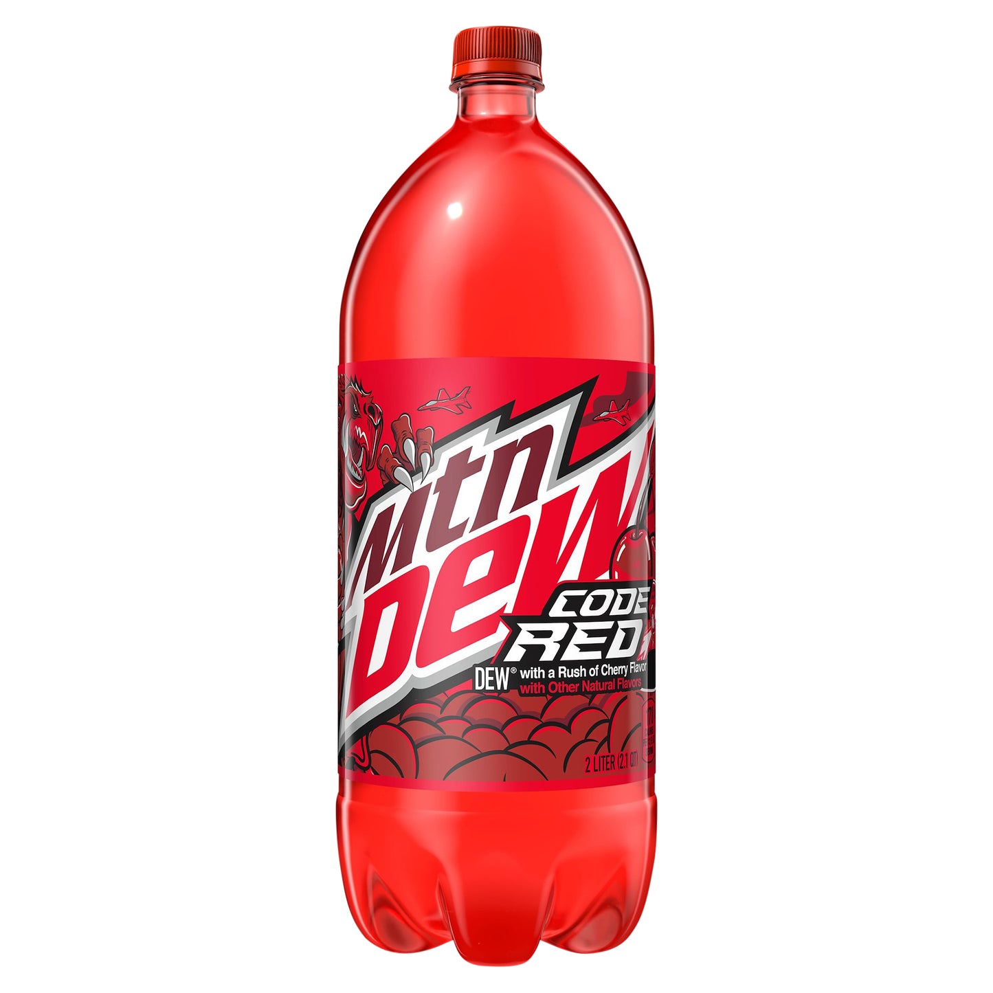 Mtn Dew Code Red DEW With A Rush Of Cherry 2 L Bottle
