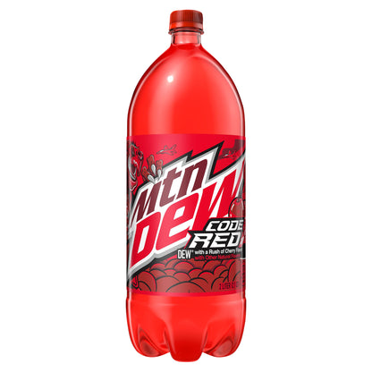 Mtn Dew Code Red DEW With A Rush Of Cherry 2 L Bottle