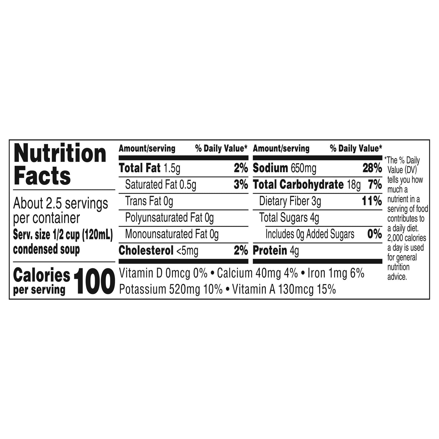 Campbell's Minestrone Condensed Soup 10.5 oz